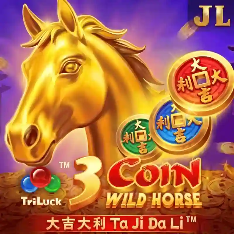 Permainan slot 3 Coin Wild Horse di arne slot